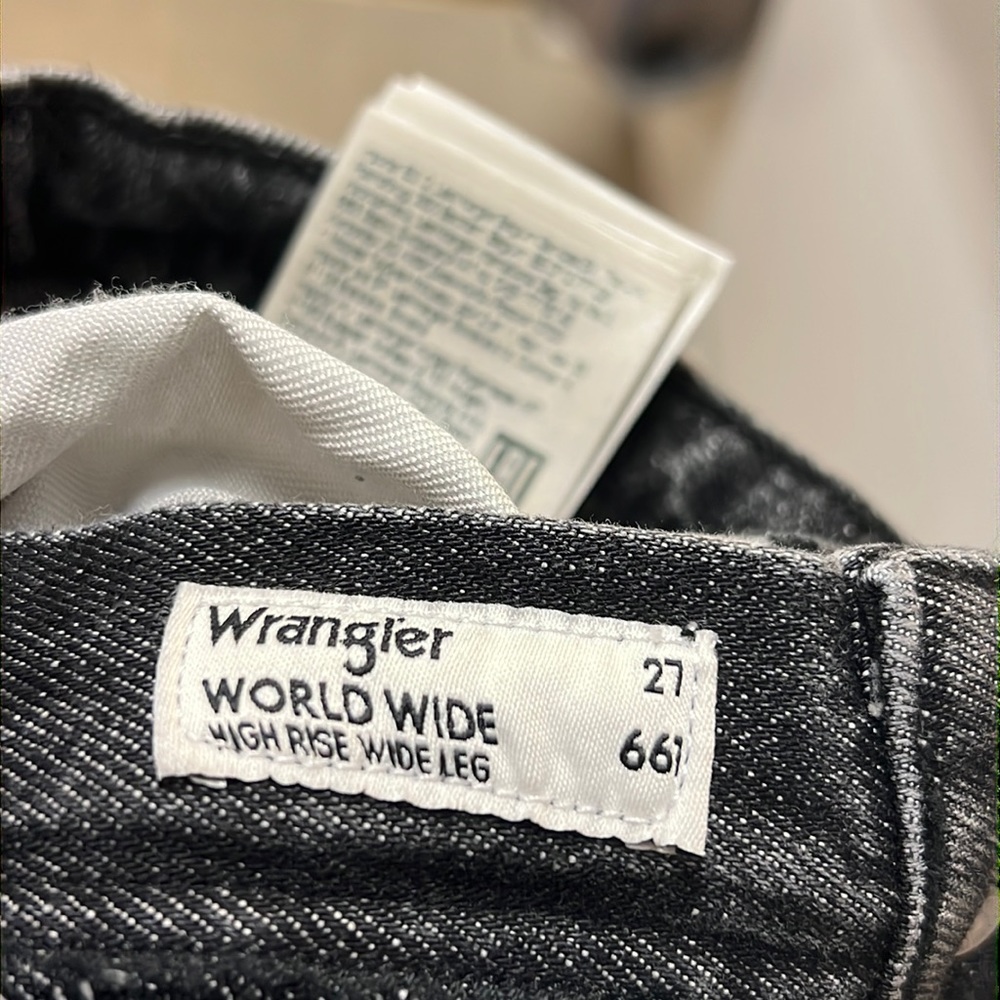 Wrangler Wide Leg Jeans Size 27 - Picture 7 of 7